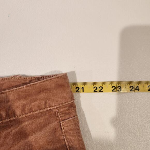 Talbots Womens Tan Corduroy Straight Leg Pants Size 16W Minimalist Academia - Picture 10 of 14